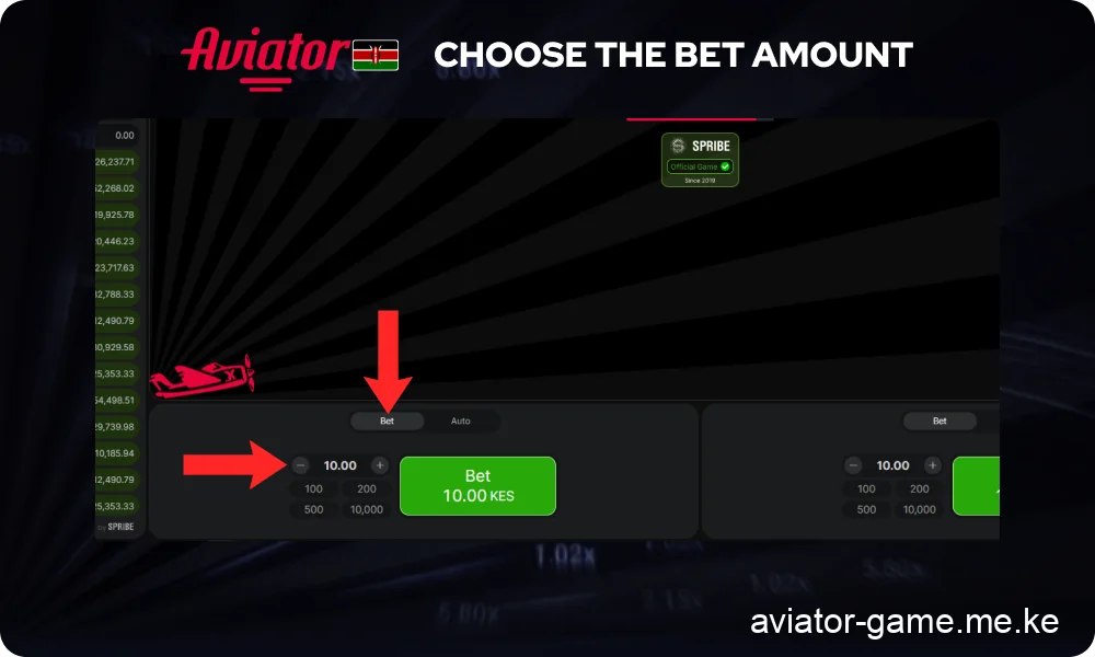 Adjust Bet Size Before Starting an Aviator Round